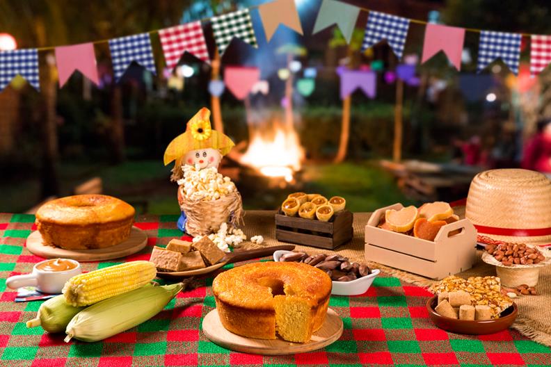 Comidas Típicas juninas brasileiras